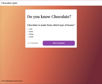 Chocolate Quiz